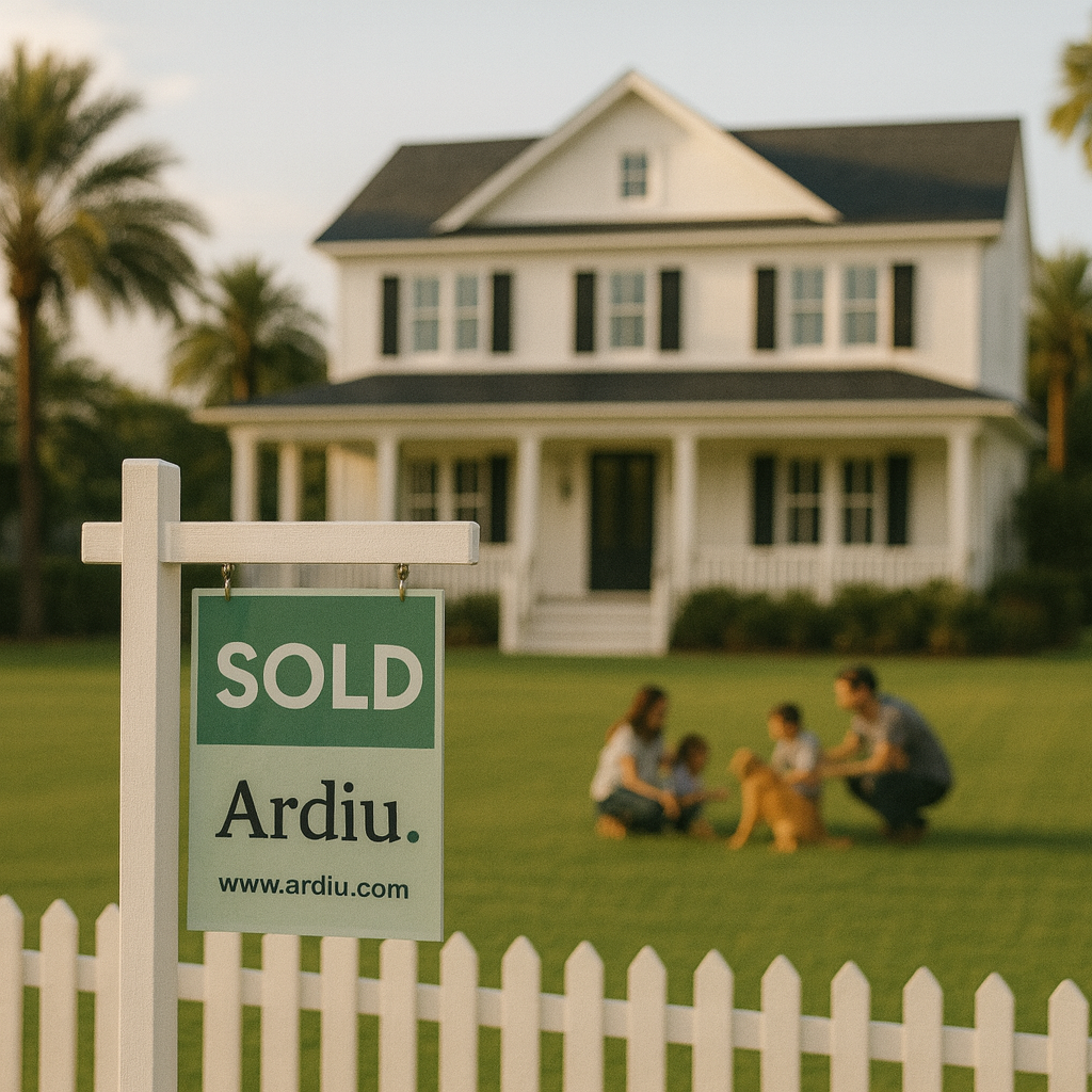 Modern house exterior showcasing a beautiful home ready for sale